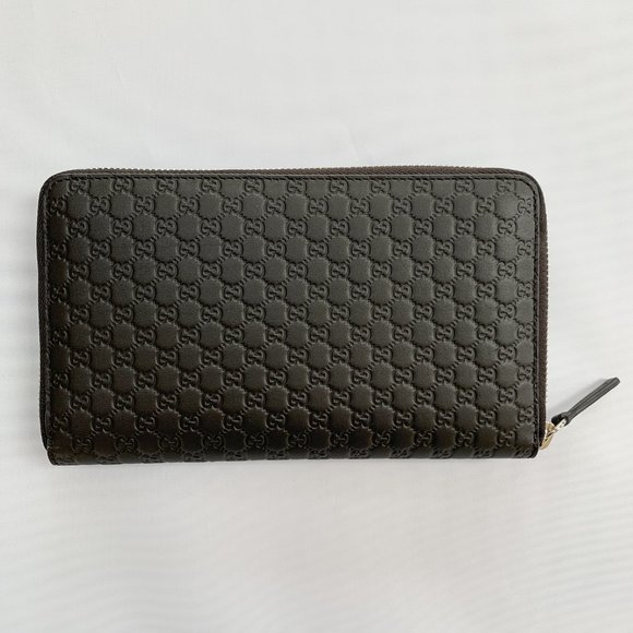 Gucci Microguccissima Zip Around Long Wallet Brown new with dustbag - Picture 2 of 7